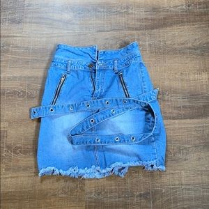 Denim skirt